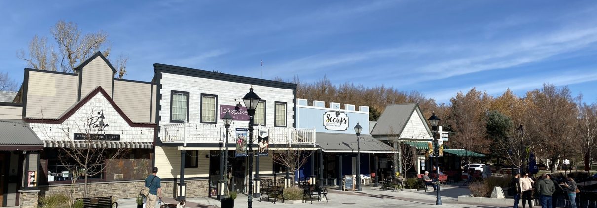 Local shops in Downtown Carson City, Nevada.